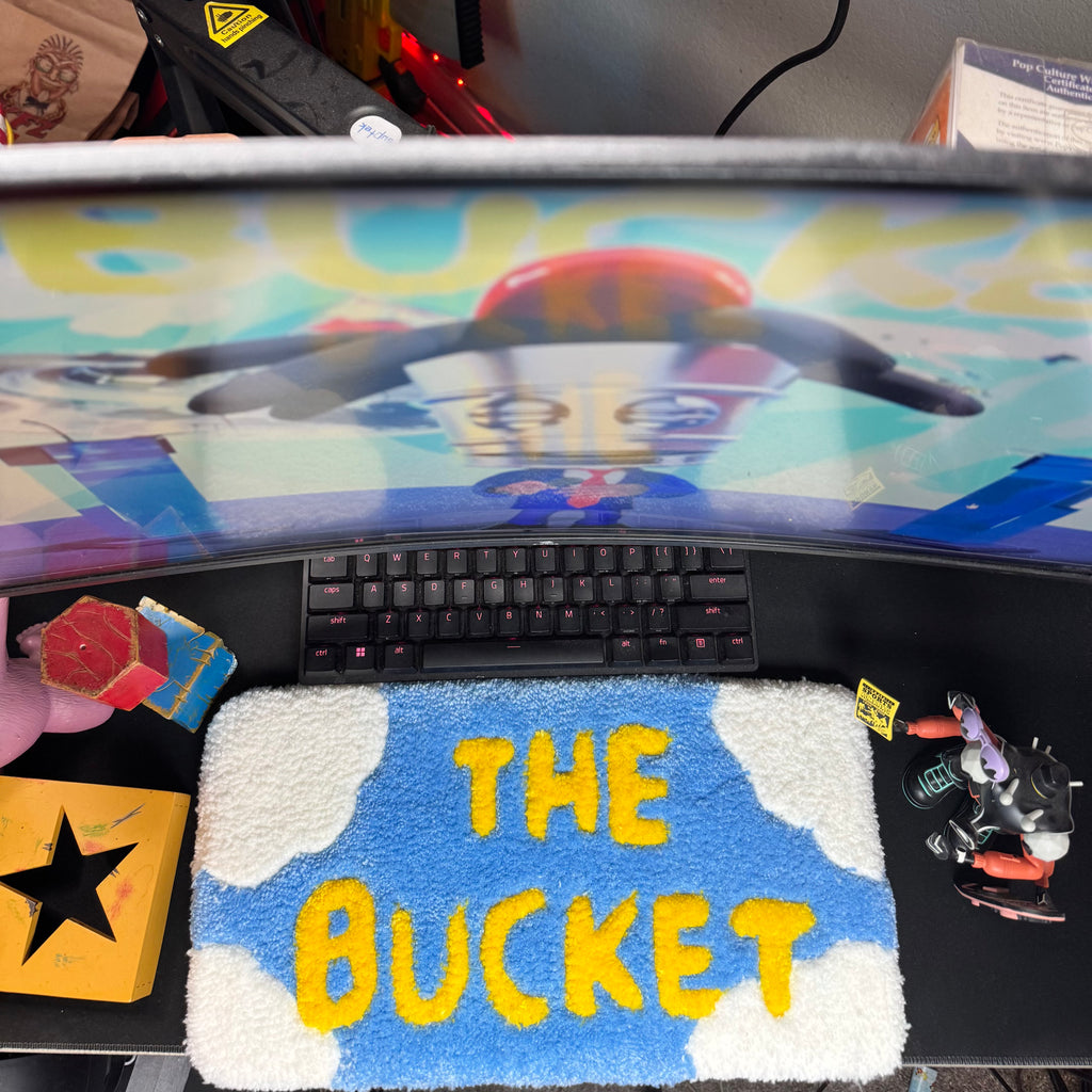 The bucket keyboard rug ( FULL SIZE ) 8” x 15”